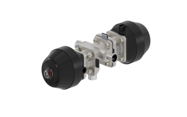 衛生級(ji)不鏽鋼多通隔(ge)膜閥