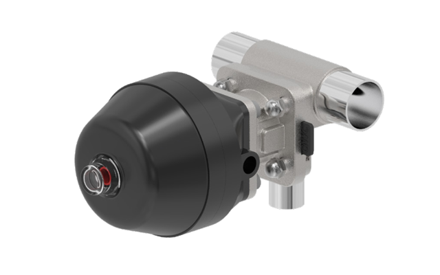 衛(wei)生級L、T型(xing)不鏽鋼(gang)隔膜閥(fá)